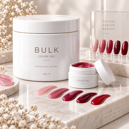 BULK ⎥ UV-Farbgele BASIC ⎥ ROT / ROSA Colors ⎥ 500 ml