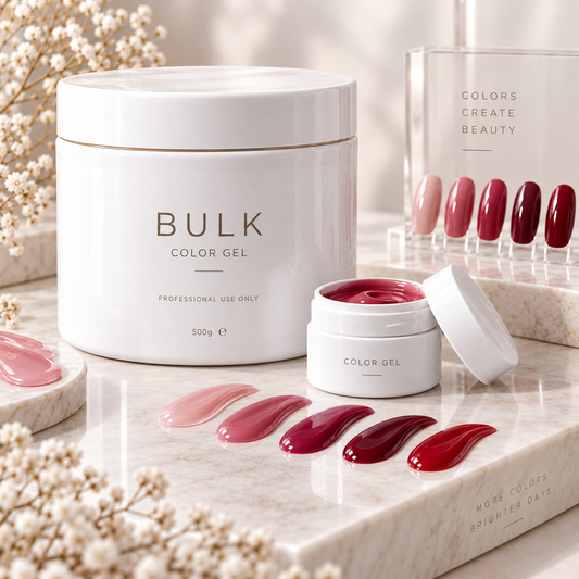 BULK ⎥ UV-Farbgele BASIC ⎥ ROT / ROSA Colors ⎥ 500 ml