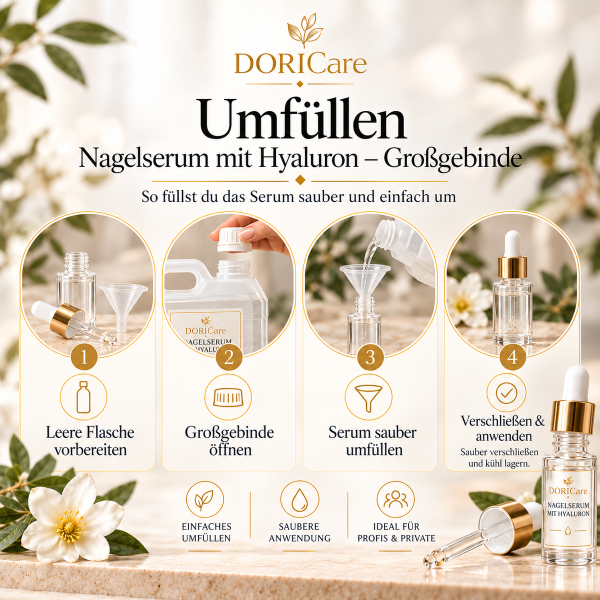 Nagelserum mit Hyaluron ⎥ Großgebinde