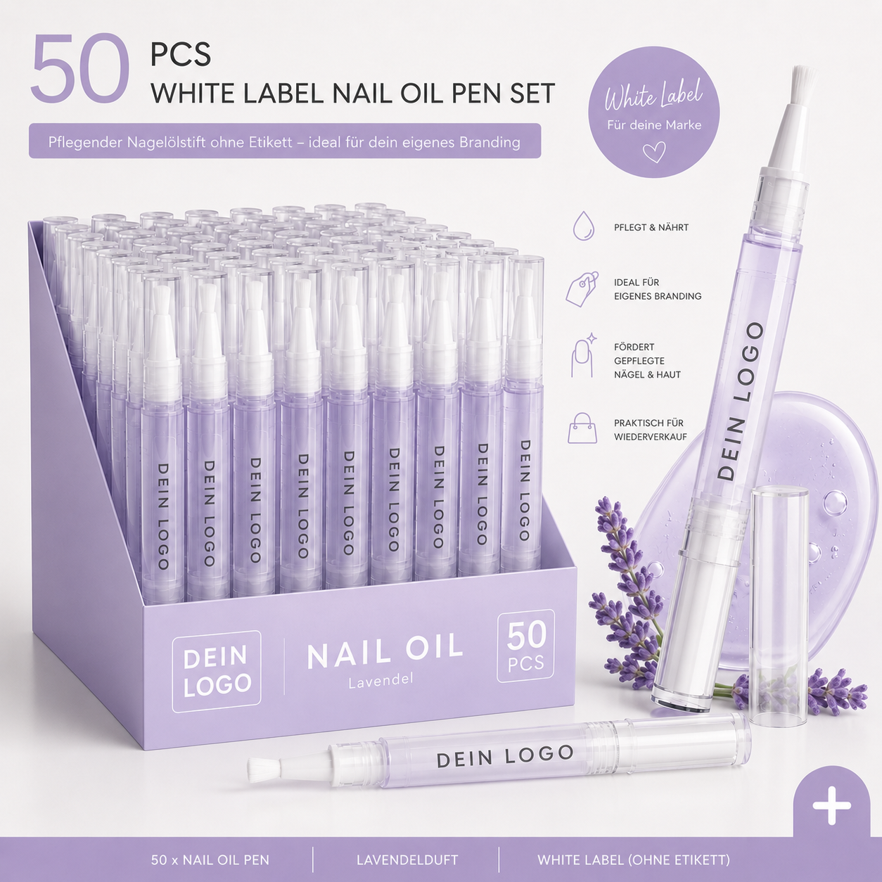 50 x Nagelöl Stifte ⎥für den Wiederverkauf