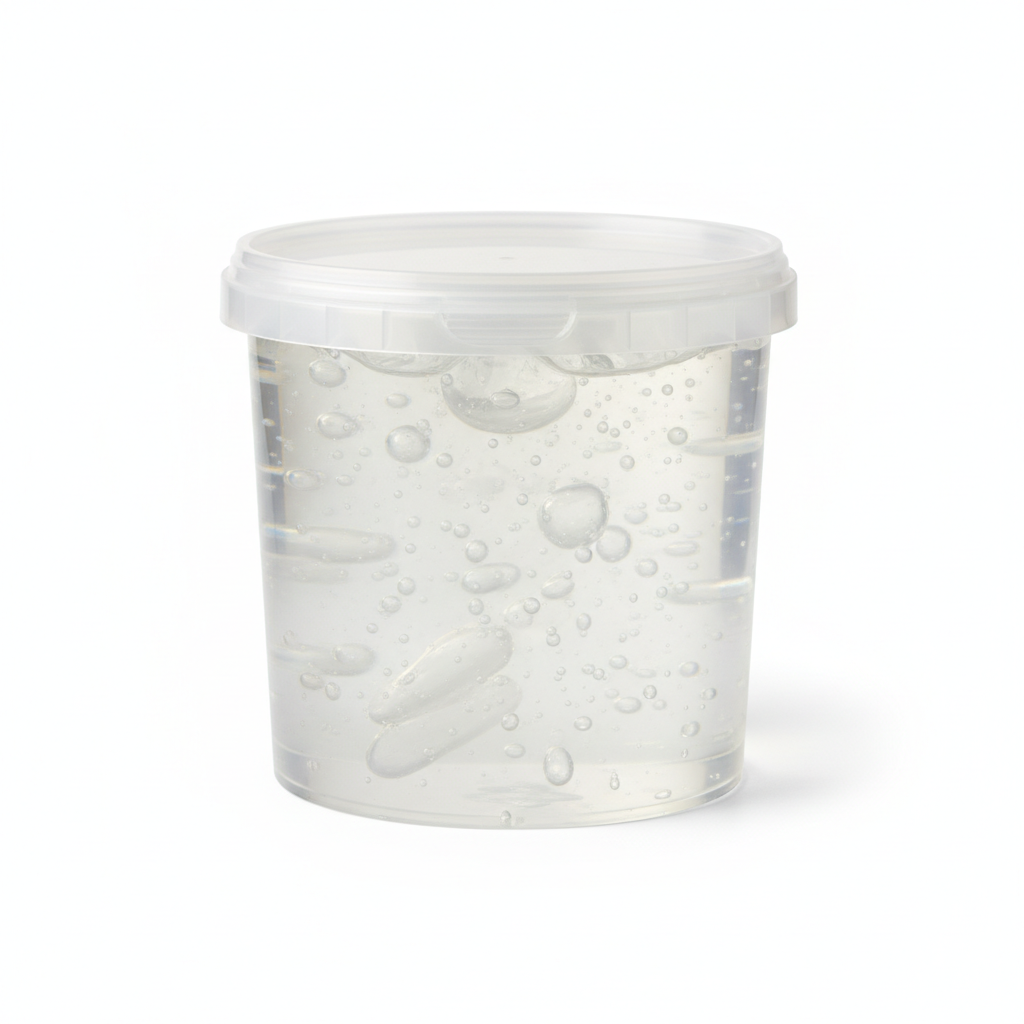 aloe vera gel, transparent, 1 kg eimer